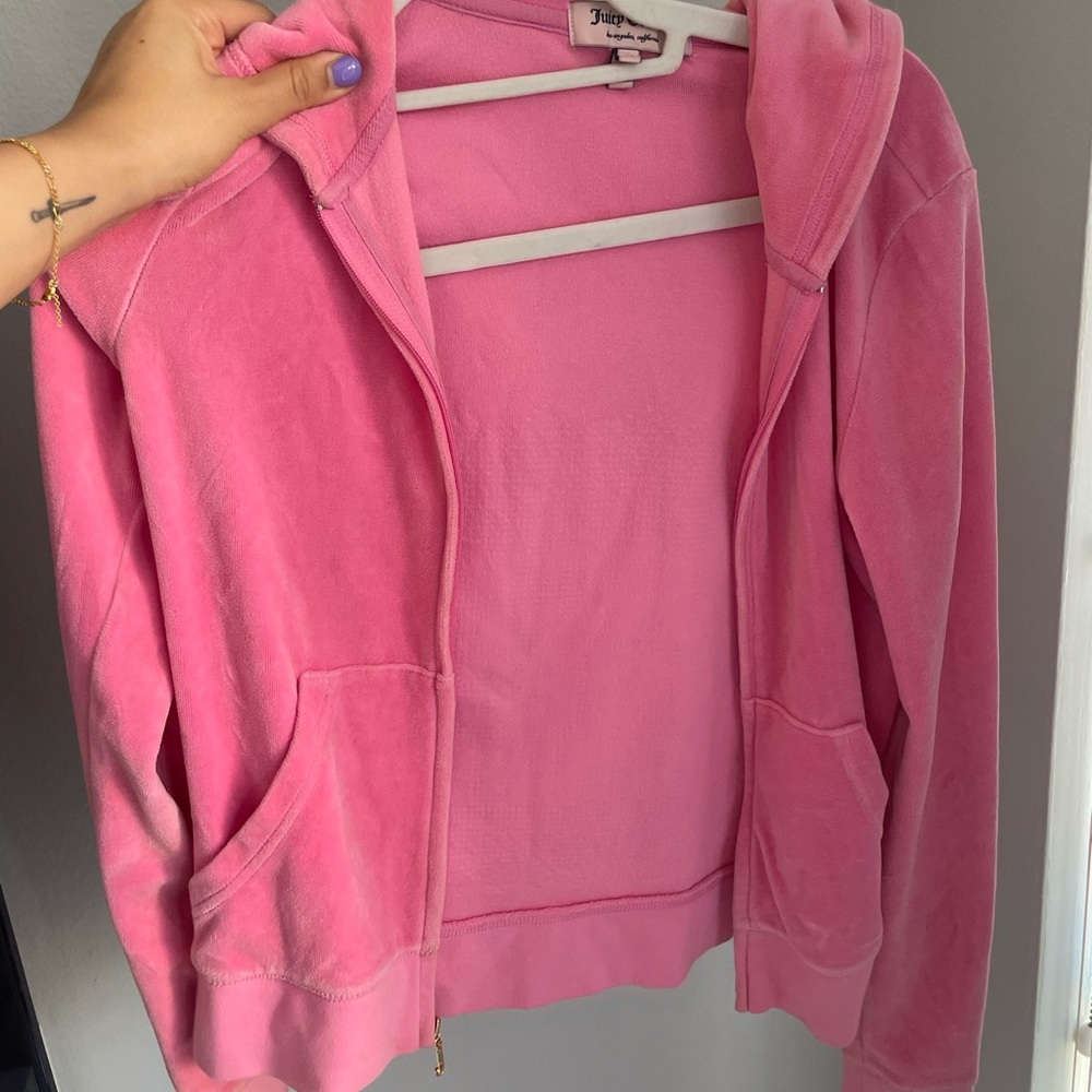 Barbie Pink Juicy Couture Zip Up Hoodie